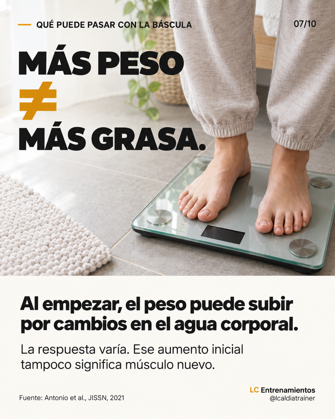 Diapositiva 7 de 10: Peso y agua.